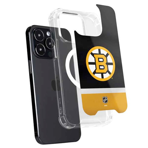 NHL Boston Bruins Jersey iPhone 15 Pro MagSafe Case